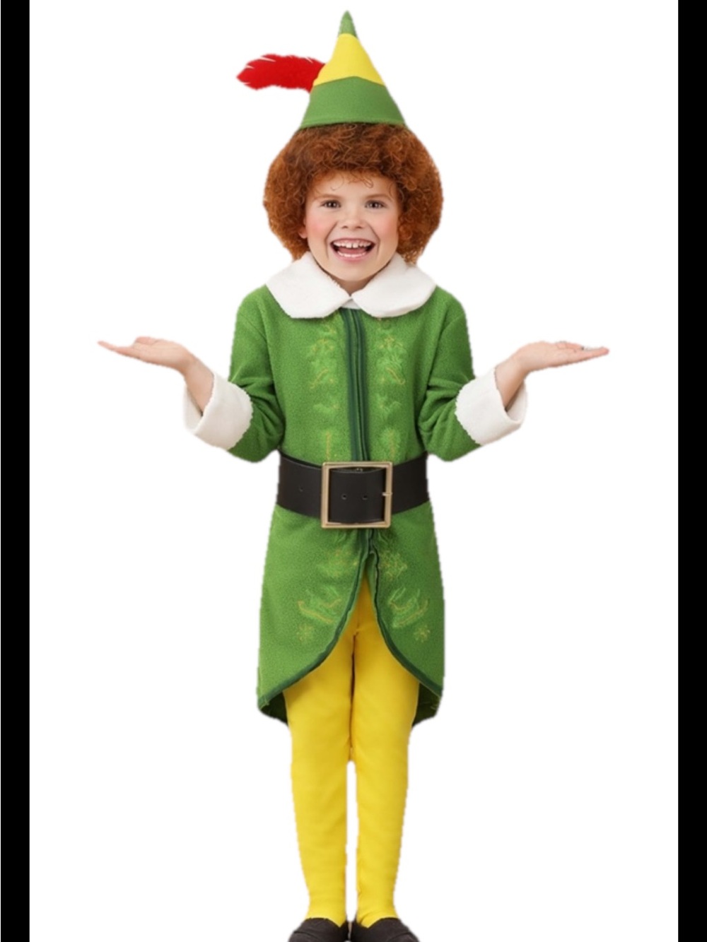 Buddy The Elf Child Christmas Holidays Kids Costume 4T